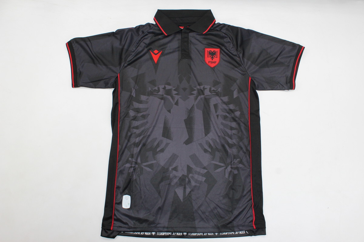 AAA Quality Albania 23/24 Third Black Soccer Jersey